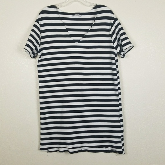 Zara Pink Striped Top Size LARGE BNWT